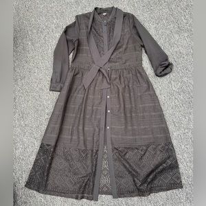 Black Lace LS MIDI Dress, Hong Kong brand
